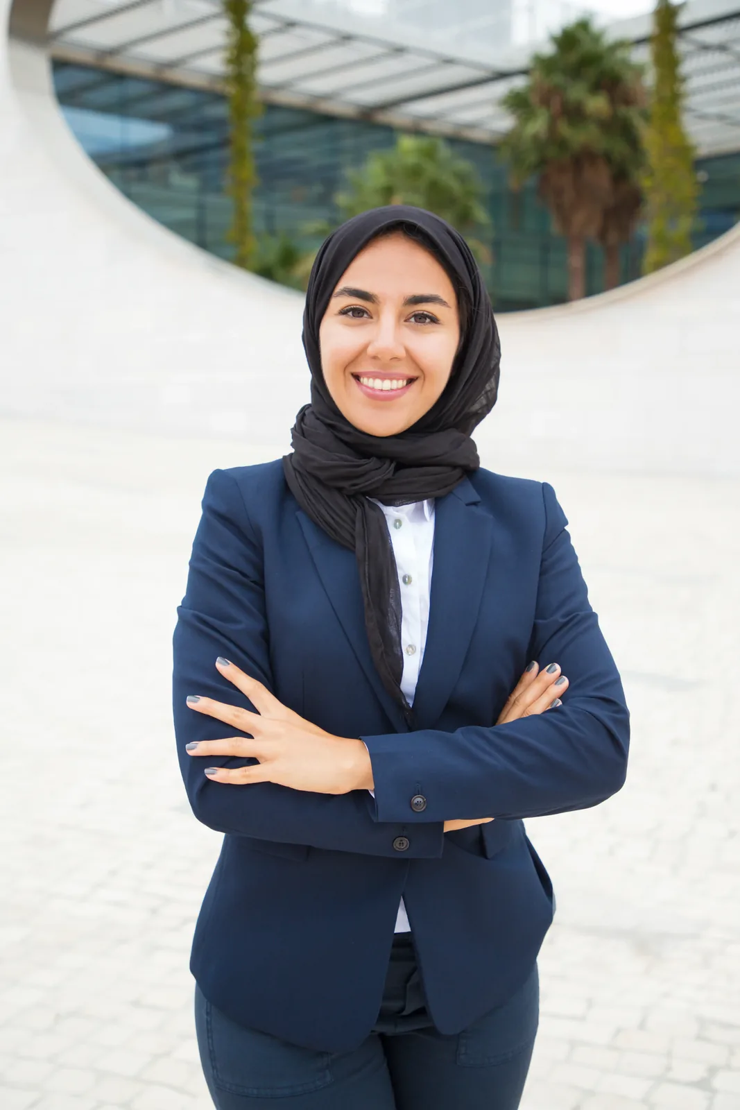 Confident HR professional